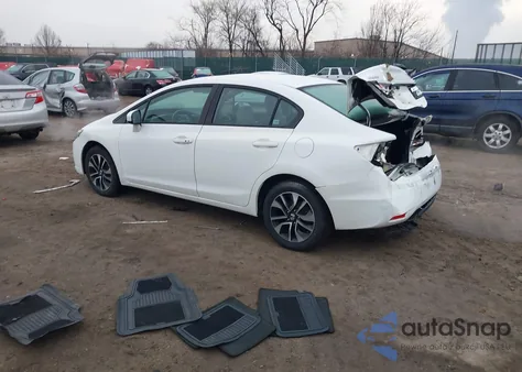2015 Honda Civic Ex from USA, damaged, VIN 19XFB2F87FE229451